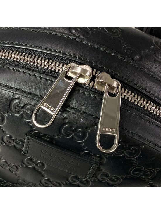 Gucci Backpack Guccissima Line Black Leather main image 4